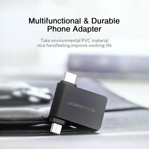 Đầu Micro USB + USB-C OTG USB 3.0 Ugreen 30453