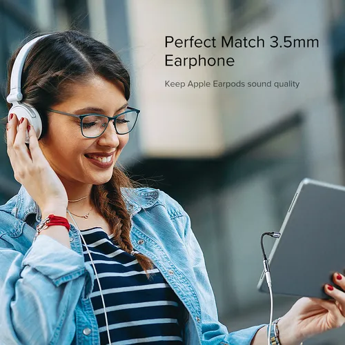 Cáp chuyển Lightning sang Audio 3.5mm Ugreen 30756
