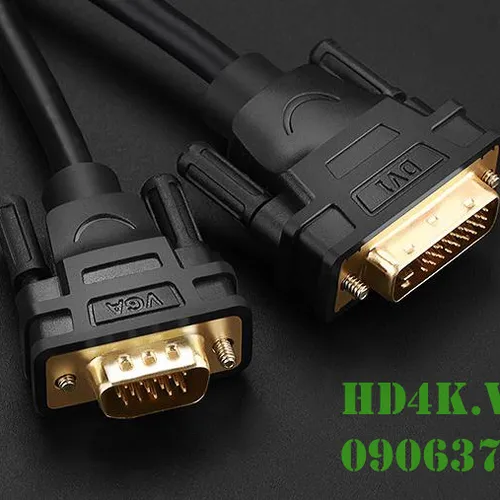 Cáp chuyển DVI (24+1) to VGA dài 1.5m Ugreen 30838