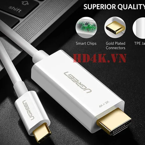 Cáp chuyển đổi USB Type-C to HDMI hỗ trợ 4K, 3D Ugreen 30841