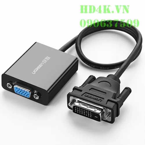 Cáp chuyển DVI (24+1) to VGA Ugreen 40387
