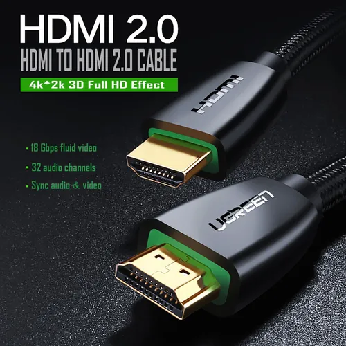Cáp HDMI 2.0 10m hỗ trợ full HD  Ugreen 40414