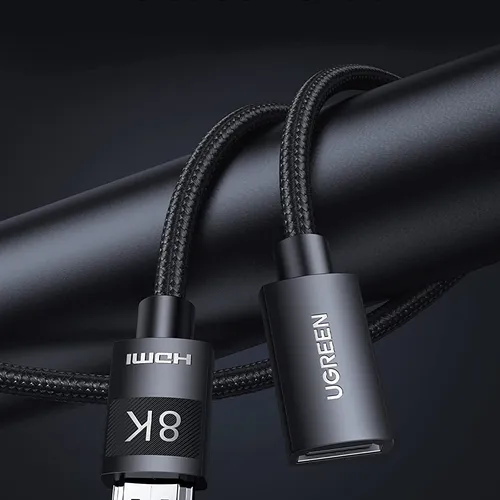 Cáp HDMI 2.1 nối dài - dài 1m hỗ trợ 8k Ugreen 40447