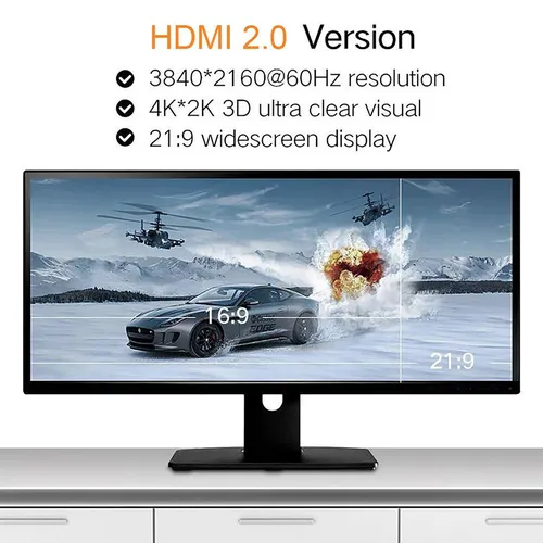 Cáp HDMI 2.0 Carbon 5m chuẩn 4K@60MHz Ugreen 50110