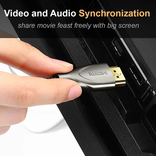 Cáp HDMI 2.0 Carbon 5m chuẩn 4K@60MHz Ugreen 50110