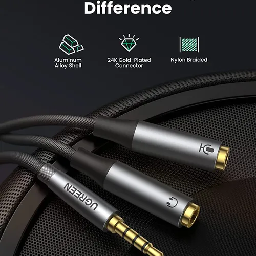 Cáp âm thanh chia mic và audio Ugreen 50254