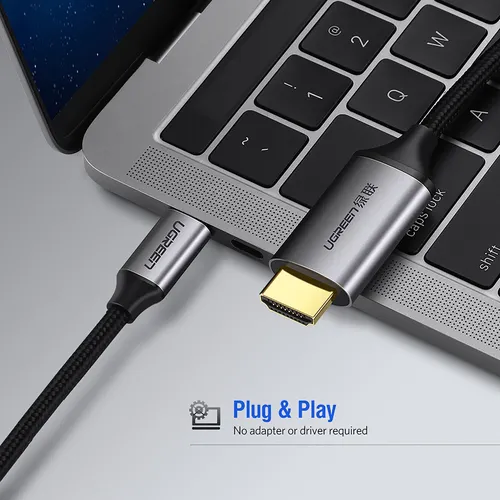 Cáp chuyển USB C to HDMI dài 3m hỗ trợ 4K 2K Ugreen 50766