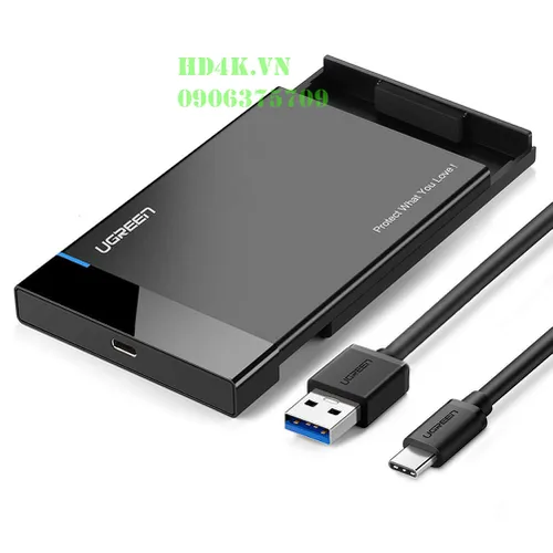 Hộp đựng ổ cứng 2.5 inch USB Type C Ugreen 50743