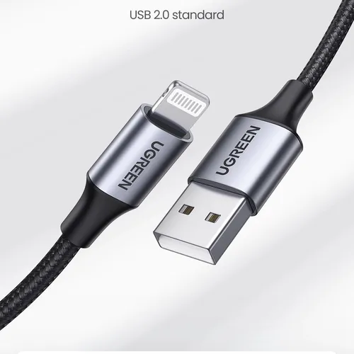 Cáp sạc USB Lightning 1m Ugreen 60161