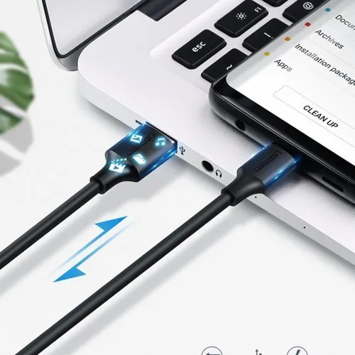 Cáp chuyển Type C to USB 2.0 dài 3M Ugreen 60826