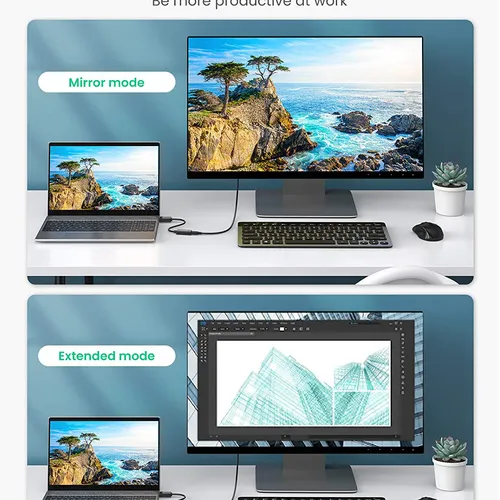 Cáp chuyển Displayport to HDMI hỗ trợ 4K@60 Ugreen 70694