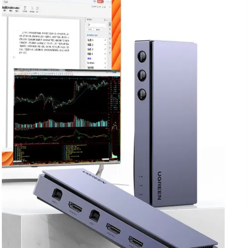 Bộ gộp HDMI 2 ra 1 có KVM với chức năng chia màn hình Ugreen 80187