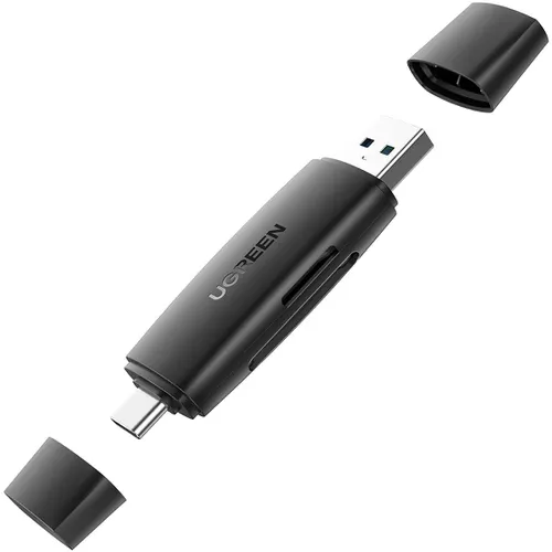 Đầu đọc thẻ nhớ SD/TF chuẩn Type C và USB 3.0 Ugreen 80191