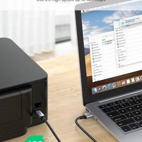 Cáp máy in Type C dài 2m Ugreen 80807