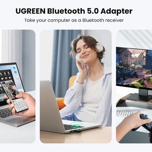 Thiết bị USB thu Bluetooth 5.0 Ugreen 80889