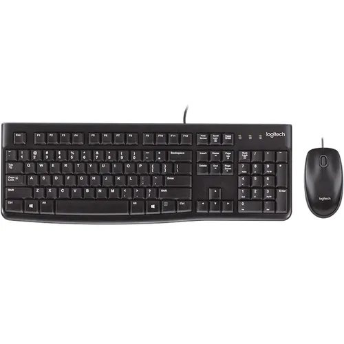 BỘ ĐÔI CHUỘT VÀ BÀN PHÍM CÓ DÂY LOGITECH MK120