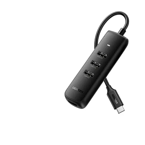 Bộ chia Type C ra USB 3.0 + Lan 10/100Mbps Ugreen 10917
