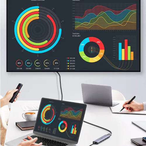 Bộ chuyển Type C to HDMI + 4 cổng USB 3.0 Ugreen 20955