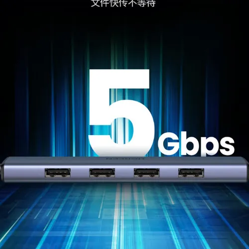 Bộ chuyển Type C to HDMI + 4 cổng USB 3.0 Ugreen 20955