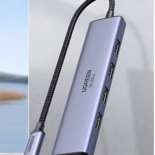 Bộ chuyển Type C to HDMI + 4 cổng USB 3.0 Ugreen 20955