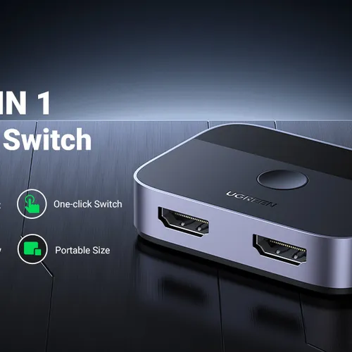 Bộ gộp HDMI 2 ra 1 hỗ trợ 8k@60hz Ugreen 90385