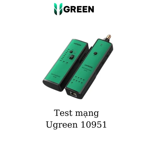 Thiết bị kiểm tra tín hiệu RJ11 RJ12 RJ45 dây mạng dây điện thoại Network Cabe Tester Ugreen 10951