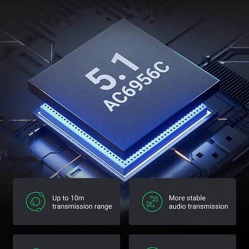 Bộ thu phát Bluetooth 5.1 2 trong 1 Bộ điều hợp Bluetooth không dây Ugreen 60300