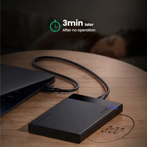 Hộp đựng ổ cứng 2.5 inch USB 3.0 + Type C Ugreen 60735