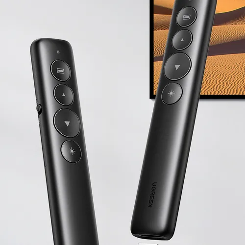 Bút trình chiếu không dây 2.4Ghz màu đen Ugreen 50654