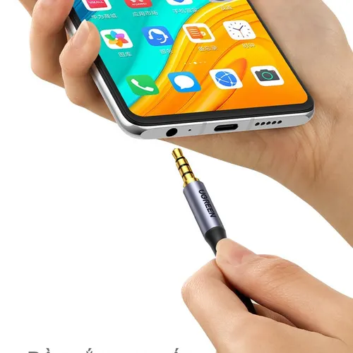 Cáp âm thanh 3.5mm 5M kết nối microphone Ugreen 90788