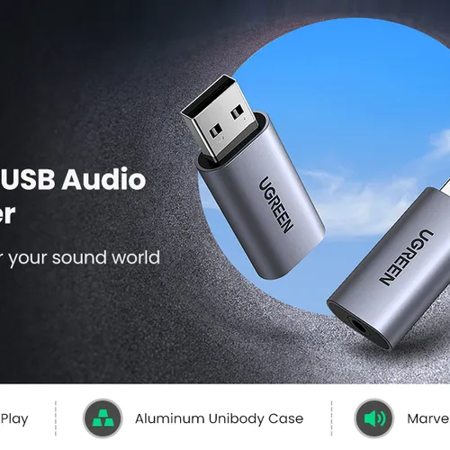 Cáp chuyển USB 2.0 to 3.5mm Ugreen 80864