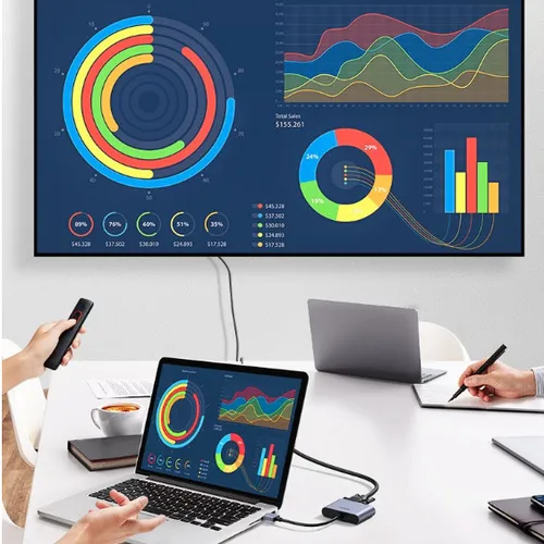 Cáp chuyển USB 3.0 to HDMI + VGA Ugreen 20518