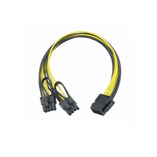 Cáp nguồn đồ họa 8pin sang 2 x 6pin