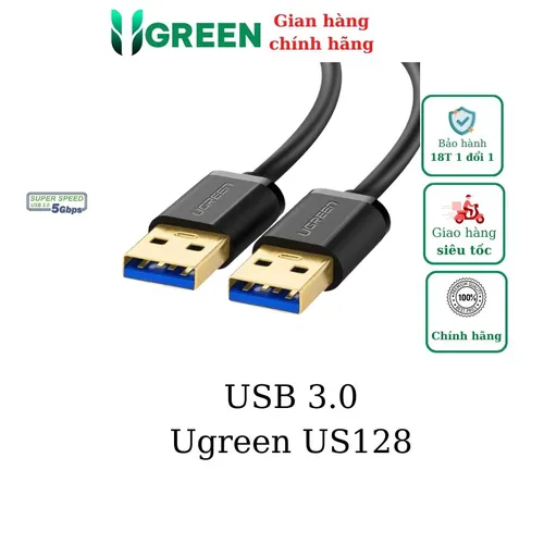 Cáp USB 3.0 dài 0.5M Ugreen 10369