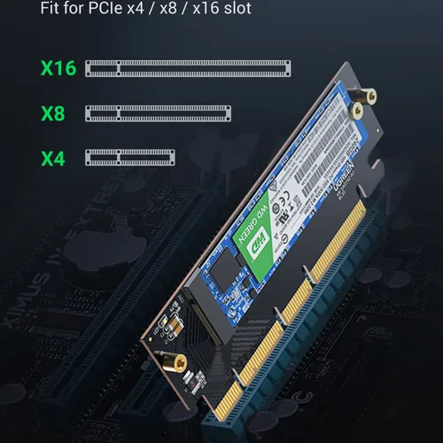 Card PCIe 4.0(16×) to M.2 NVMe Expansion Card Ugreen 30715