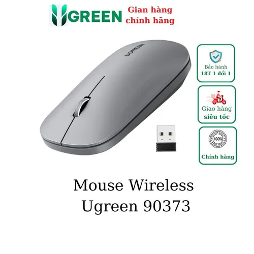 Chuột không dây dùng cho máy tính laptop Ugreen 90373