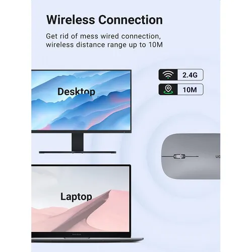 Chuột không dây dùng cho máy tính laptop Ugreen 90373