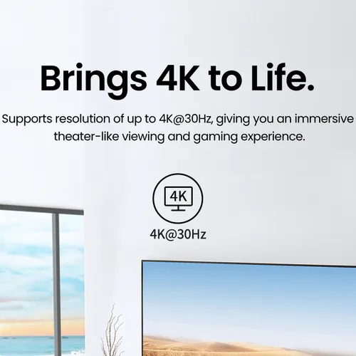 Bộ chuyển đổi USB-C sang 3*USB 3.0+HDMI+SD/TF hỗ trợ 4K Ugreen (20956)