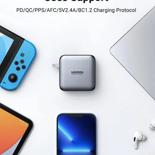 Củ sạc nhanh 100W GaN Nexode 2 cổng USB Type-C PD3.0 Ugreen 40795