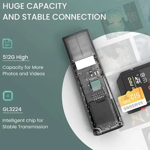 Đầu đọc thẻ SD/TF chuẩn USB 3.0 Ugreen 60722