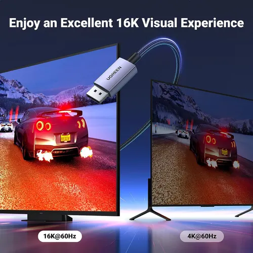Cáp Displayport 2.1 dài 1m 16K@30Hz Ugreen 15383