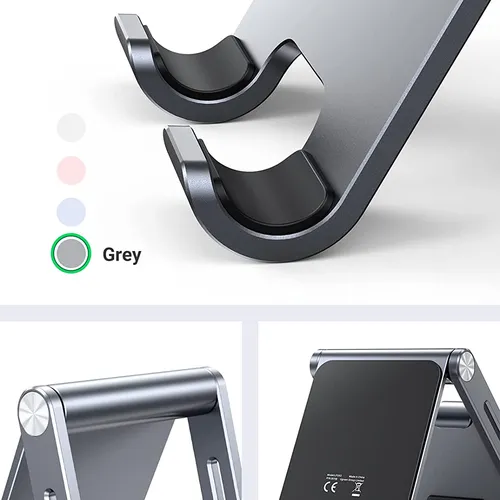Giá đỡ Điện Thoại bằng nhôm có thể trượt Màu Xám Ugreen 80708
