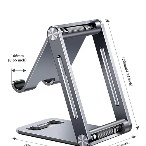 Giá đỡ Điện Thoại bằng nhôm có thể trượt Màu Xám Ugreen 80708