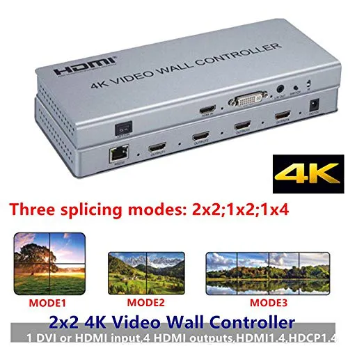 Bộ ghép màn hình Tivi Wall Controller - 4 màn hình 4K MEIJIA