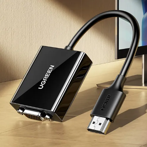 Cáp chuyển HDMI to VGA hỗ trợ nguồn Ugreen 90813