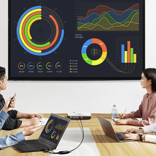 Cáp chuyển HDMI to VGA hỗ trợ nguồn Ugreen 90813