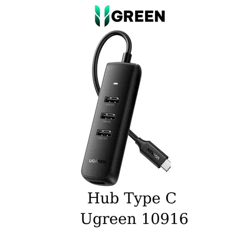 Bộ chia Type C 4 cổng USB 3.0 Ugreen 10916