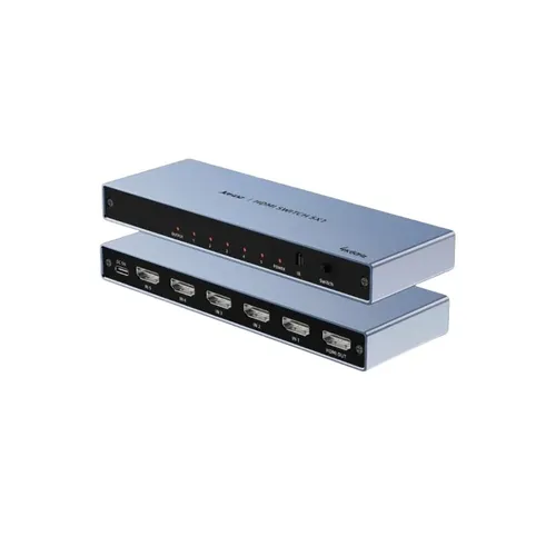 Bộ chuyển mạch HDMI 2.0 5 vào 1 ra hỗ trợ 4K Jasoz T-G180