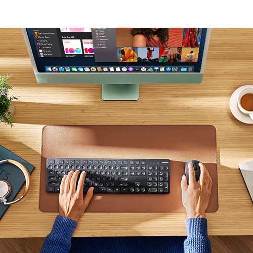 Bàn phím không dây 2.4Ghz dùng cho máy tính laptop chất liệu nhựa ABS màu đen Ugreen 90250