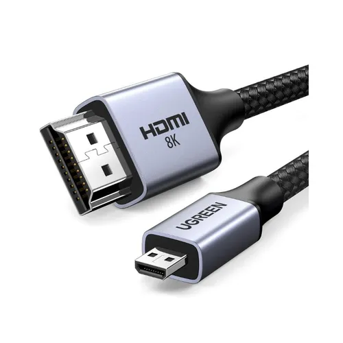 Cáp Micro HDMI to HDMI dài =1m hỗ trợ 8K Ugreen 15516